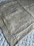Sferra Majestic Matelasse Sham Jacquard Floral Taupe Cotton Italy Std 3 Availabl. Fixed Price $40.00.