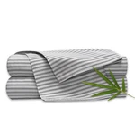 Queen Bamboo Sheets 100% Viscose Cooling Double Stitching Glacier Organic Pure. Fixed Price $154.99.