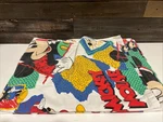 Vintage Disney Mickey Mouse Cut Twin Flat Flannel Sheet. Fixed Price $22.00.