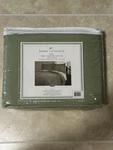 Home Classics Sateen Comforted Cover - Size Bed Sheet Set Sage. Fixed Price $19.00.