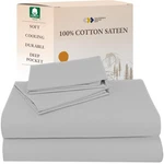 California Design Den Natural 100 Cotton Sheets Full Size Bed Set With Deep P.... Fixed Price $87.69.
