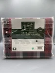 Woolrich Red Plaid Ultra Soft Cotton Flannel 4-PIECE Sheet Set Calking. Fixed Price $55.25.