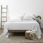 Ienjoy Home King 20000-THREAD Microfiber White 4-PIECE Bed-sheet. Fixed Price $39.99.