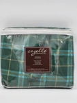 Cozelle Queen 4 Piece Sheet Set 100% Polyester Green Tartan Vintage. Fixed Price $25.00.