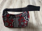 Bella Taylor Jessy Red Black Quilted Shoulder Bag Purse Floral Zip Closure(read). Fixed Price $6.60.