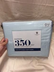 Rare Bnwt Wamsutta Egyptian Cotton 350 Thread Count Queen Sheet Set Light Blue. Fixed Price $375.00.