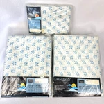 Vintage Sears Danberry Perma-prest Muslin Full Size Sheet Set Blue Slate. Fixed Price $35.00.
