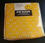 Vintage Nos Joe Boxer Sun Glasses Eye Full Sheet Set Yellow (B3-K3). Fixed Price $48.99.