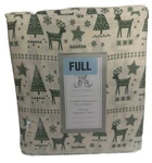 Rachel Ashwell Christmas Tree Reindeer Cotton Oeko Flannel Sheet Set Full Nordic. Fixed Price $46.06.