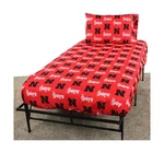 Everything Comfy Nebraska Cornhuskers Queen Sized 4 Piece Sheet Set, Team Col.... Fixed Price $89.22.