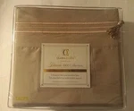 Clara Clark Deluxe Bed Sheet Set Premier 1800 Collection Full Taupe Sand Neutral. Fixed Price $9.99.