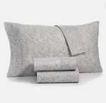 Sunham Bari Paisley 350 Thread Count Cotton Blend 4-PC. Sheet Set King Grey. Fixed Price $34.95.