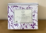 New Hotel 5TH Ave Leaf Design Premier Deep Pocket Luxurious King Sheet Set White. Fixed Price $29.99.
