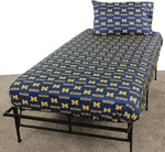 Everything Comfy Michigan Wolverines Twin Xl Sized 3 Piece Sheet Set, Team Co.... Fixed Price $71.74.