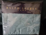 New Ralph Lauren Rare King Flat Sheet Collette Copenhagen Blue 280 Cotton. Fixed Price $64.99.