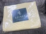 Ralph Lauren. Twin Deep Fitted Sheet. Yellow Cotton 250 Thread. New.. Fixed Price $35.00.