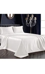 Siinvdabzx 3PCS Twin Xl Sheets Set, Ivory White Silky Satin Beddi. Fixed Price $37.99.