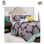Lush Decor Harley Reversible Quilt Set Queen 5PC Boho Purple Turquoise Bedding. Fixed Price $142.99.