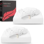 Ashton Sheets Luxury Egyptian Cotton Twin Fitted Pack Of 2-1000-THREAD-COU. Fixed Price $71.11.