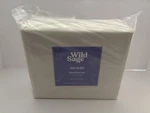 Wild Sage Isla Solid King Sheet Set Coconut Milk 100% Cotton Nwt. Fixed Price $65.00.