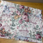 Vtg Ralph Lauren Allison Floral Queen Flat Sheet Cotton Pink Rose Cottagecore. Fixed Price $69.99.