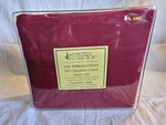 Js Sanders Collection 1200TC Egyptian Cotton Sheet Set Cal King Burgundy. Fixed Price $45.08.