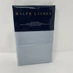 Ralph Lauren King Pillowcases Rl 464 Solid Percale Oxford Blue. Fixed Price $64.99.