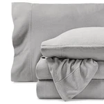 Bare Home Super Soft Fleece Sheet Set Deep Pocket, Cozy All-season. Fixed Price $53.99.