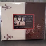 Royal Tradition Eleanor Full/queen Microfiber Floral Duvet Cover Set Brown White. Fixed Price $55.79.