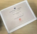 Northern Nights 600TC 100% Cotton Wrinkle Defense 4-PIECE Sheet Set. Fixed Price $79.95.