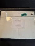 Hillcrest Fine Linens King Sheet Set 310 Tc 100% Long Staple Cotton White 4PC. Fixed Price $49.99.