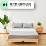 Groundingwell Sheet, Fits All Bed Sizes, Organic Cotton + Silver Fiber. Fixed Price $63.99.