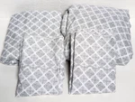 Twin Sz South Point Home Fashions Microfiber 4PC Sheet Set Grey Stamp Medallion. Fixed Price $11.99.
