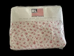 Vintage Ralph Lauren Home Colchester Red Floral Twin Fitted Sheet No Iron Cotton. Fixed Price $59.40.