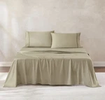 Lush Decor Chuks Collins Linear Cotton Sheet Set 4 Piece Queen Green - Luxury. Fixed Price $42.50.