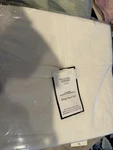 Williams Sonoma Home Chambers European Linen King White Sheet Set New Package. Fixed Price $234.99.
