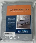 Gilbins Cot/rv Size 30" X 75 9" Sheet Set 4 Piece 100% Fine Cotton. Fixed Price $33.00.