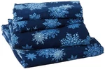 Pointehaven Flannel Deep Pocket Set With Oversized Flat Sheet, Queen, Snow Fl.... Fixed Price $62.26.