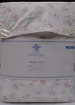 New Simply Shabby Chic Candy White Pink Blue Green Floral Sheet Set - King. Fixed Price $349.99.