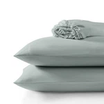 Micropuff Brushed Microfiber Fitted Sheet & Pillow Cover. Fixed Price $24.99.