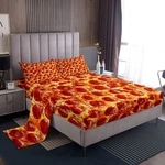 Feelyou Queen Sheets Set For Kids Bedroom Decor Pizza Pepperoni. Fixed Price $59.32.