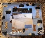 Cuddl Duds Adorable Heavy Weight Flannel Twin "dog Friends" Blue Sheet Set New. Fixed Price $49.99.