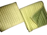 Crate & Barrel Aloe Green Two-toned Quilted (2) Standard Pillow Shams 20 X 26. Fixed Price $50.40.