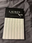 Lauren Ralph Spencer Stripe Sateen Standard Pillowcases 2 Sage Green New. Fixed Price $23.99.