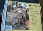 Realtree Indoors MAX-4 Camo Full Sheet Set Percale Fits 54"W 75"L Mattress Nip. Fixed Price $27.10.