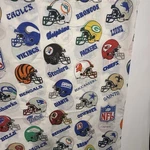 Vintage 1995 Football Helmet Twin Flat & Fitted Sheet The Bibb Company. Fixed Price $23.99.
