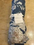 Pottery Barn Bethany Embroidered Table Throw 50" Sq New Original $149. Fixed Price $89.00.