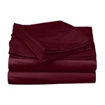 1000 Tc Egyptian Cotton Wine Solid Rv Camper & Bunk Bed Sheet Set All Sizes. Fixed Price $92.00.