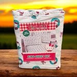Sanrio Hello Kitty King 4 Piece Sheet Set Christmas Wreaths 100% Cotton! New!. Fixed Price $45.49.
