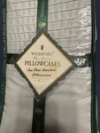 Vgt 2001 Waterford Linens Pair Of Standard Pillowcases X32 Color- Sea 400TC. Fixed Price $35.86.